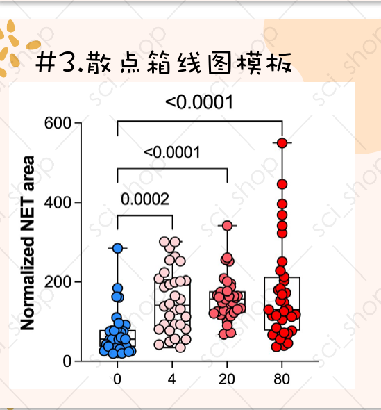 箱线图模板预览